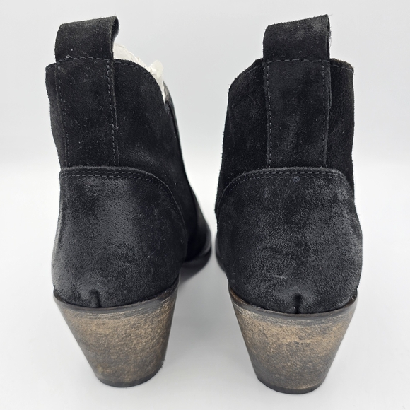 Very Volatile Bandit Booties, Black Suede, Women's 6.5 - Picture 8 of 16